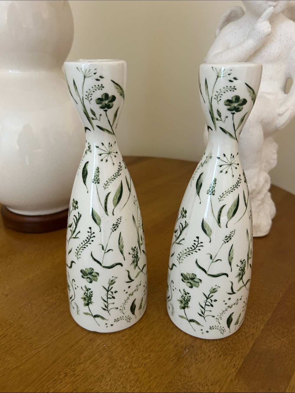 Pair ceramic Candle Holders